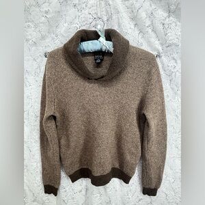 Jos. A. Bank Executive Collection Wool Blend Shawl Collar Sweater Brown Medium